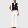 Cardigan in maglia polo