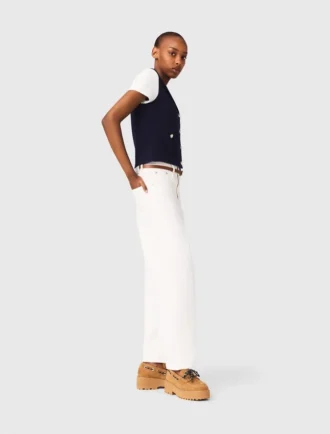 Cardigan in maglia polo