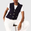 Cardigan in maglia polo