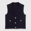 Cardigan in maglia polo