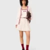 Cardigan lungo ricamato