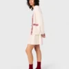 Cardigan lungo ricamato