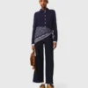 Cardigan polo con bordi rimovibili