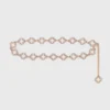 Cintura a catena Clover bicolore