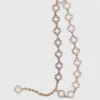 Cintura a catena Clover bicolore