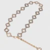 Cintura a catena Clover bicolore