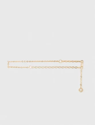 Cintura a catena con logo Clover Cintura a catena con logo Clover