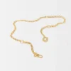 Cintura a catena con logo Clover