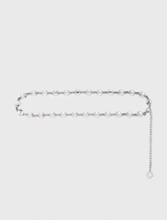 Cintura a catena con strass