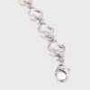 Cintura a catena con strass