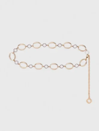 Cintura gioiello con maglie Clover