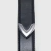 Cintura in pelle liscia