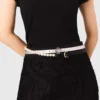 Cintura sottile con fibbia a Clover Cintura sottile con fibbia a Clover