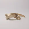 Cintura sottile con fibbia a Clover Cintura sottile con fibbia a Clover