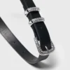 Cintura sottile con fibbia con strass Cintura sottile con fibbia con strass