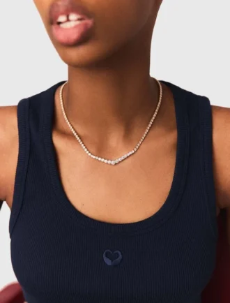 Collana Cascade con strass Collana Cascade con strass