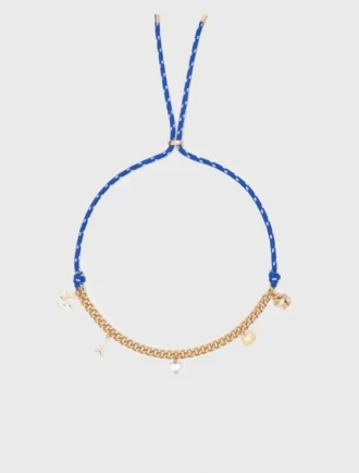 Collana con catena a corda marinara