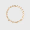 Collana con cuore placcato oro