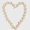 Collana con cuore placcato oro