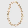 Collana con cuore placcato oro