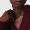 Collana con cuore placcato oro