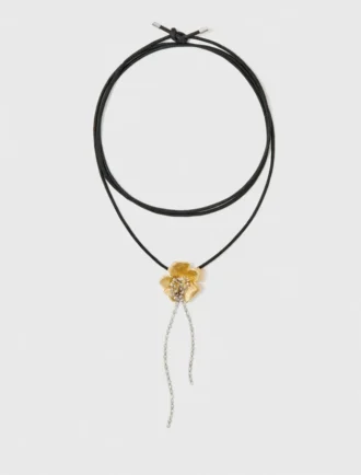 Collana con fiori