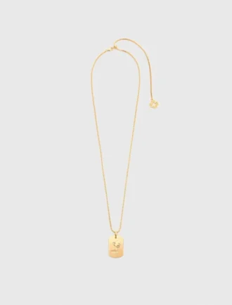 Collana con medaglietta del segno zodiacale