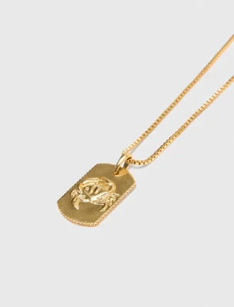 Collana con medaglietta del segno zodiacale