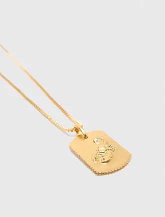 Collana con medaglietta del segno zodiacale