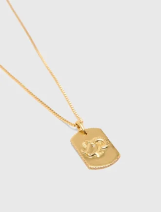 Collana con medaglietta del segno zodiacale Collana con medaglietta del segno zodiacale