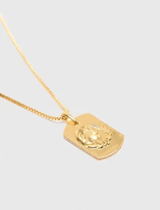 Collana con medaglietta del segno zodiacale Collana con medaglietta del segno zodiacale