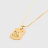 Collana con medaglietta del segno zodiacale