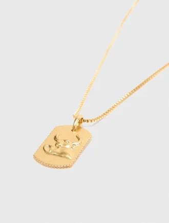 Collana con medaglietta del segno zodiacale