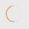 Collana di perle bicolore