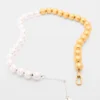 Collana di perle bicolore