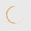 Collana di perle bicolore