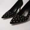 Décolleté con punta a punta e strass Décolleté con punta a punta e strass