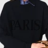 Felpa con logo Paris in rilievo Felpa con logo Paris in rilievo