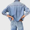 Giacca a camicia in denim