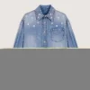 Giacca a camicia in denim