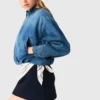 Giacca bomber in denim Giacca bomber in denim