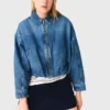 Giacca bomber in denim Giacca bomber in denim