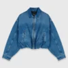 Giacca bomber in denim Giacca bomber in denim