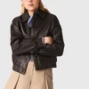 Giacca corta in pelle Giacca corta in pelle