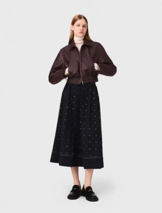Giacca corta in pelle vintage Giacca corta in pelle vintage