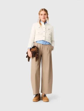 Giacca corta in tweed