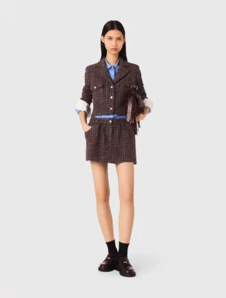 Giacca corta in tweed Giacca corta in tweed