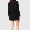 Giacca corta in tweed con strass Giacca corta in tweed con strass