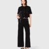 Giacca corta in tweed lucido