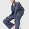 Giacca da completo strutturata con strass